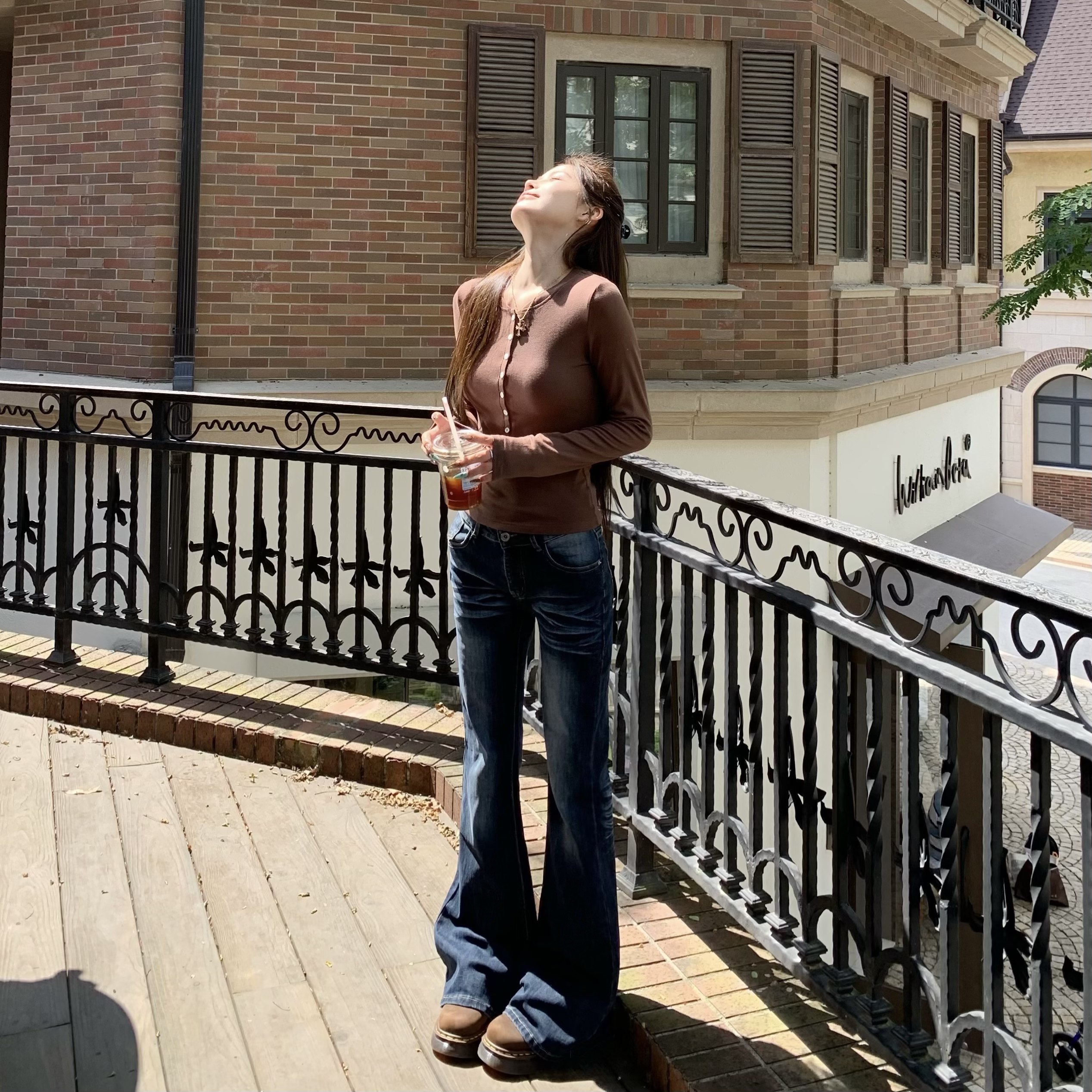 3MER哦哦三妹亨利领加绒打底衫女秋冬季长袖T恤显瘦百搭内搭上衣,淘宝优惠券,粉丝福利购,淘宝优惠卷