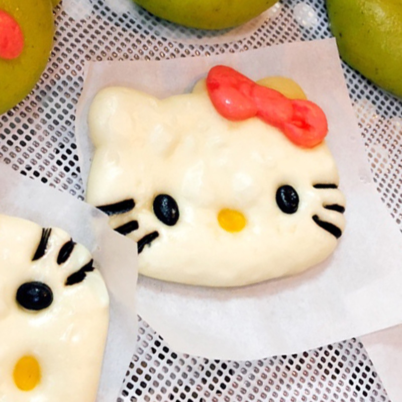 kitty猫馒头模具卡通蔬果面点花式家用花样手工果蔬包子翻糖饼干