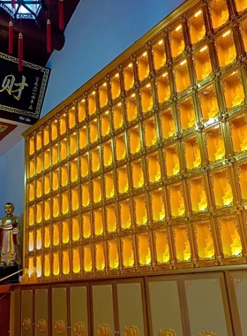 琉璃千佛龛万佛墙千佛墙万佛龛