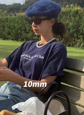 金智秀同款ins风珍珠项链女母亲节轻奢气质复古港风高级感锁骨链