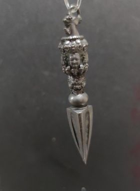 纯铜藏式民族风普巴金刚橛降魔杵密宗藏传法器随身吊坠护符钥匙扣