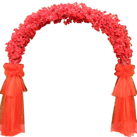 New wedding simulation cherry blossom flower door wedding arch