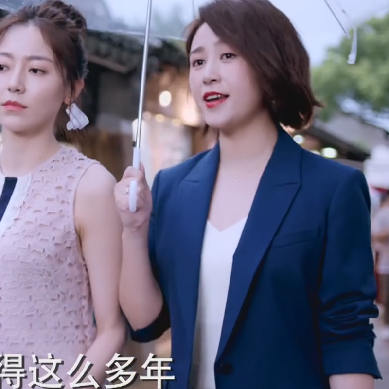 上班啦妈妈2马丽刘艾同款无袖雪纺衫背心女上衣宽松V领吊带衫夏OL - 图0