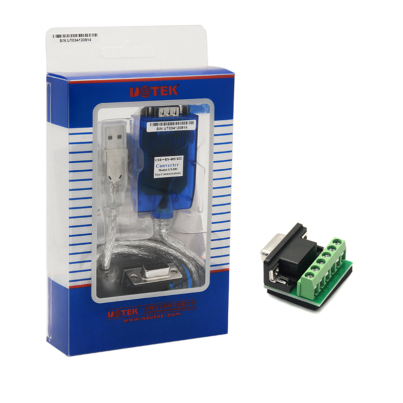 宇泰UT-891 usb转485串口线 USB转RS485转换器数据线1.5米包邮_虎窝淘