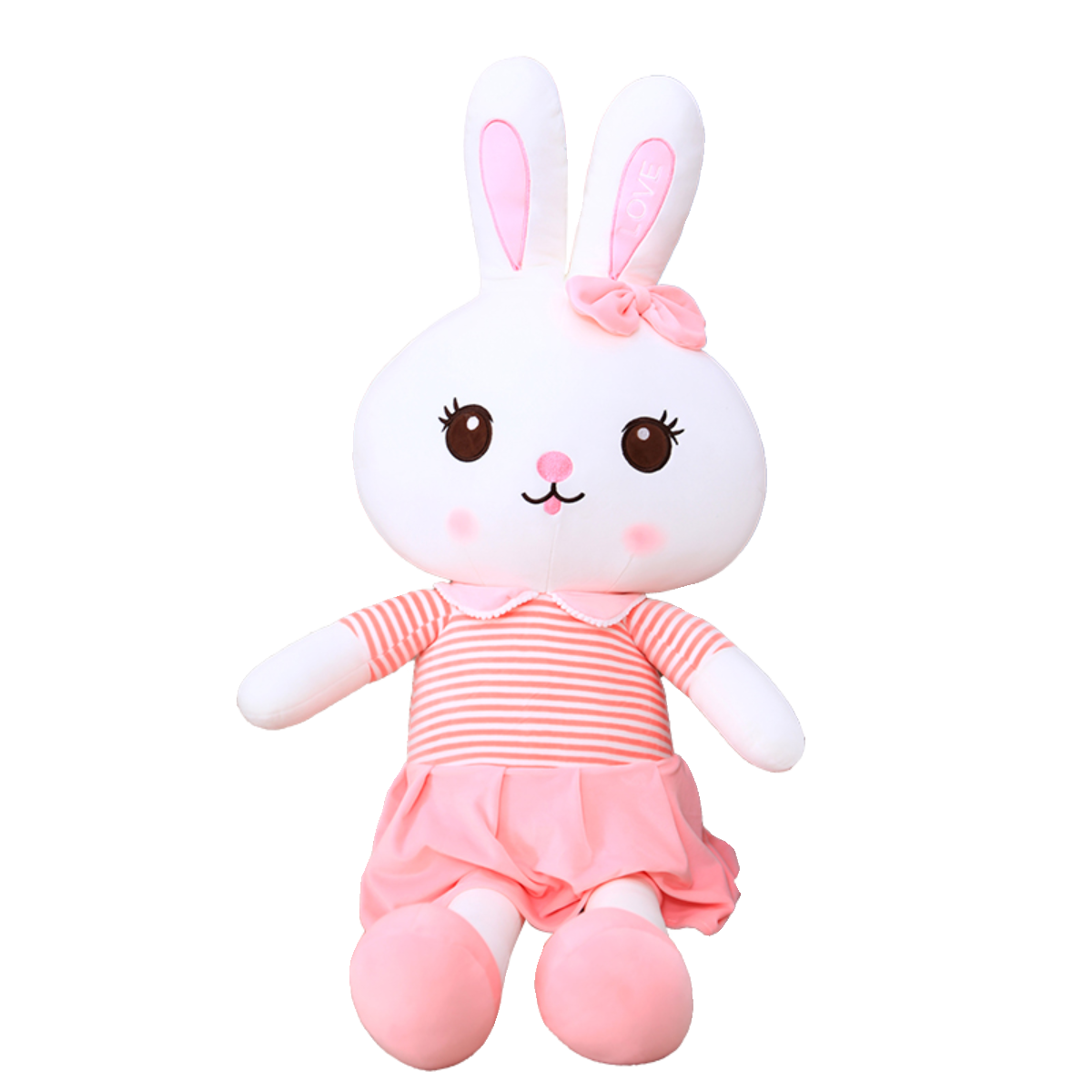 背带兔子玩偶毛绒玩具情侣兔儿童陪睡抱枕生日礼品送女生娃娃公仔,淘宝优惠券,粉丝福利购,淘宝优惠卷