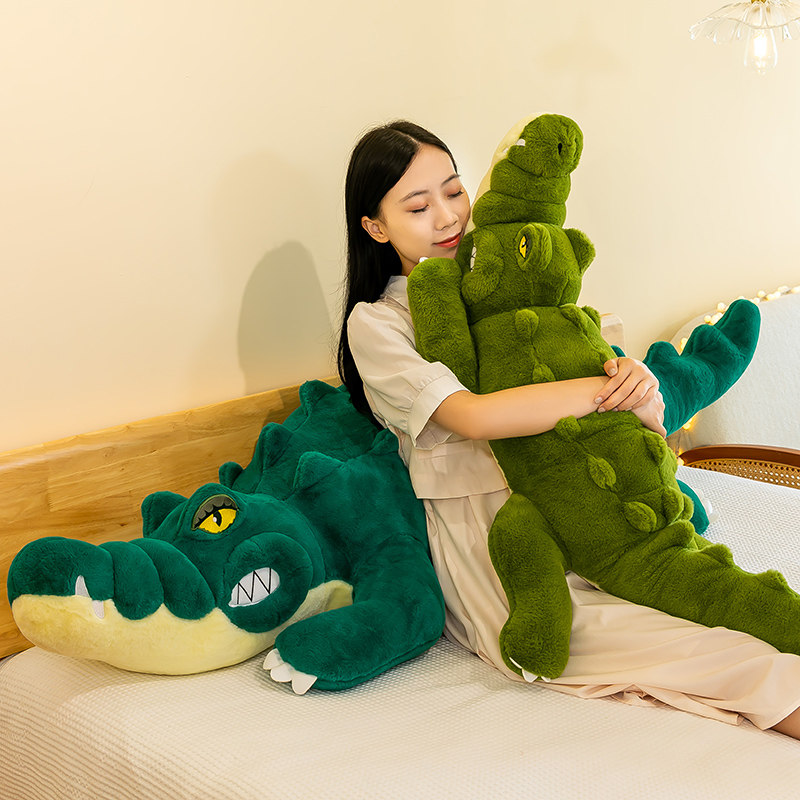 仿真鳄鱼公仔儿童毛绒玩具网红娃娃大号长条抱枕陪睡夹腿礼品玩偶,淘宝优惠券,粉丝福利购,淘宝优惠卷
