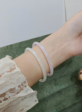 抖音叮当镯女手镯玻璃圈ins小众