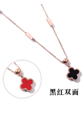 梓琦个性气质女镀18K玫瑰金项链