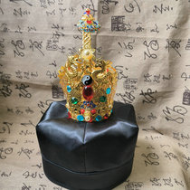 Dao Lian Floral Crown Handmade New Three Clear Crown Road Crown Jewel Crown Handmade Crown Pearl Crown Fly Dragon Crown Double Dragon