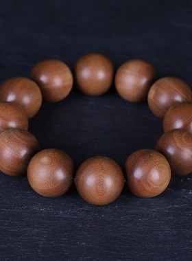 印度老山檀香佛珠手链念珠黑肉