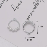 Серьги с аксессуарами, подвеска из жемчуга, аксессуар, набор материалов, «сделай сам», в корейском стиле