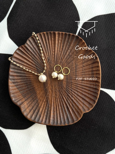 FZF手作玩偶配件mini耳饰手工钩织娃娃珍珠项链换装娃衣配件 - 图0