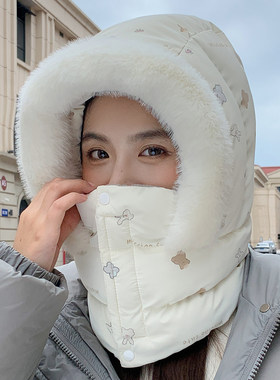 东北防寒帽子女冬季加绒厚