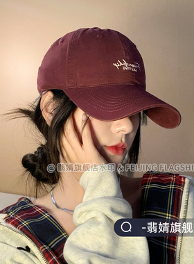 翡婧棒球帽女士鸭舌帽大脸显脸