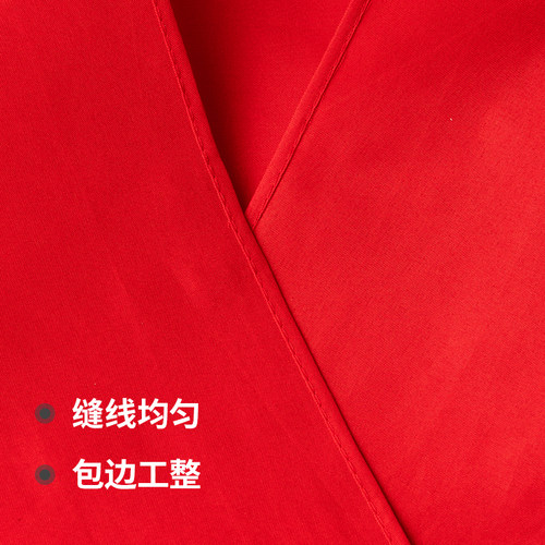 得力红领巾打结通用款棉布1.2米标准正品丝绸批发绸缎大小号薄红邻岭巾儿童1-3年级初中生用成人小学生红领巾 - 图2