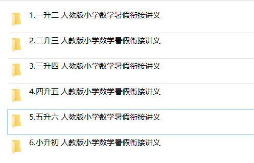 2026-2027年人教版小学数学暑假衔接讲义一升二升升四升五六年级上下册小升初复习知识点归纳试题习题课前预习清单试卷巩固电子版 - 图1