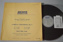 Hendel Pipe Organ Concerto Muller Wenzinger Handel Black Gel LP