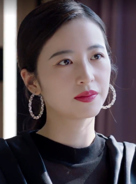 高级感耳圈大圈圈耳环女圆圈新款