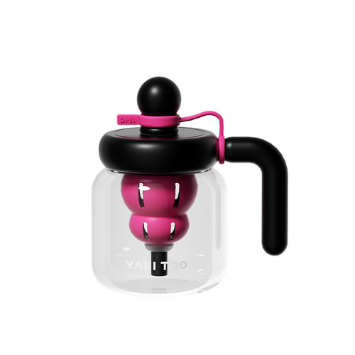 野比兔玻璃吸管杯女生高颜值大容量耐高温泡茶杯水杯可爱2026新款 - 图3