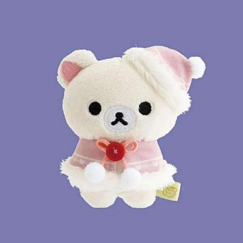 11月日本轻松熊圣诞节限定迷你沙包玩偶手玉毛绒小公仔小玩具礼物,淘宝优惠券,粉丝福利购,淘宝优惠卷