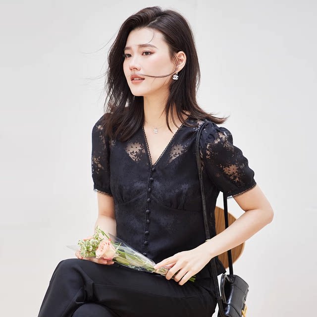 Fengdi ຍີ່ຫໍ້ເສື້ອ lace summer ໃຫມ່