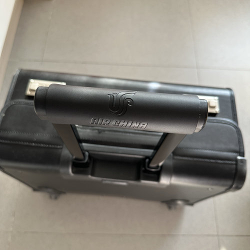 空姐飞行员真皮压印把手套飞行箱手柄套航空拉杆箱扶手套拉手防护 - 图3