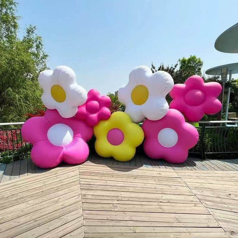 充气花朵气模定制美陈商场悬挂花卉仿真花丛户外营地装扮蘑菇植物,淘宝优惠券,粉丝福利购,淘宝优惠卷