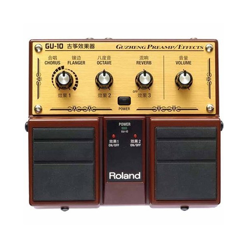 Roland罗兰GU10古筝效果器前级放大器效果器增强音色古筝拾音器 - 图1