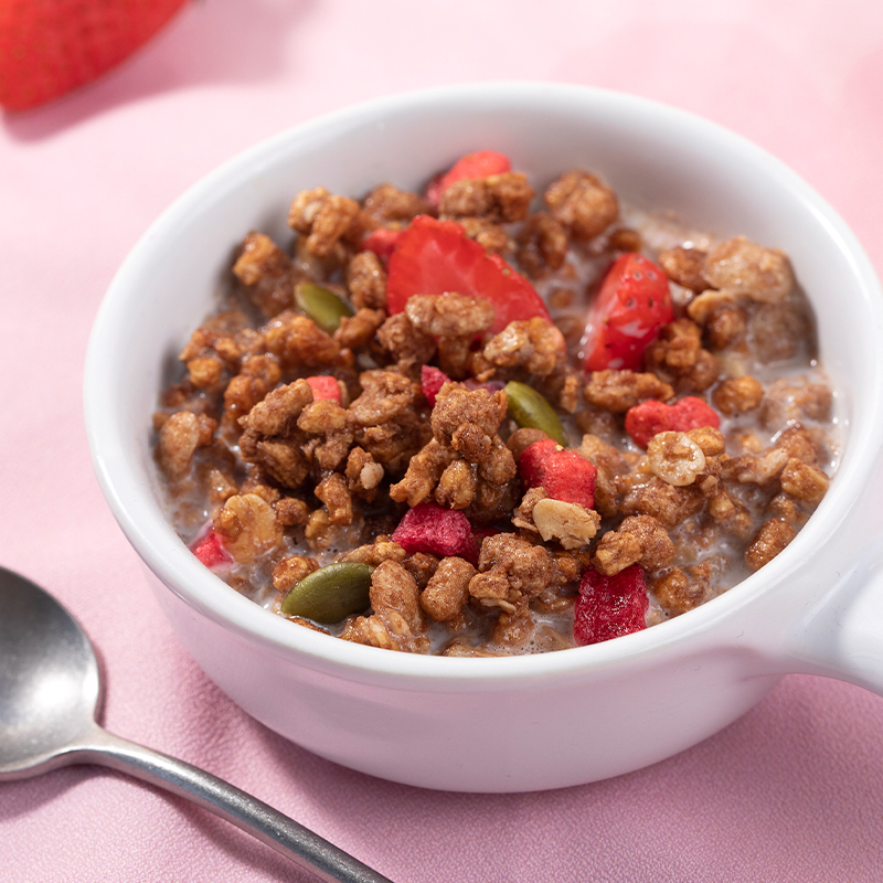 卡乐比可可莓风味减少糖水果燕麦片早餐冲饮谷物袋装即食懒人代餐