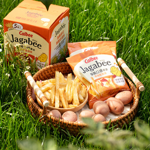 卡乐比佳可比薯条淡盐味黄油酱油味海苔味15g*36袋零食休闲小吃