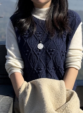 JHEPAN 韦雪同款925纯银八宝罗盘项链女新中式设计黑色皮绳毛衣链