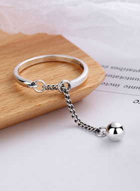 JHEPAN925纯银链条小圆