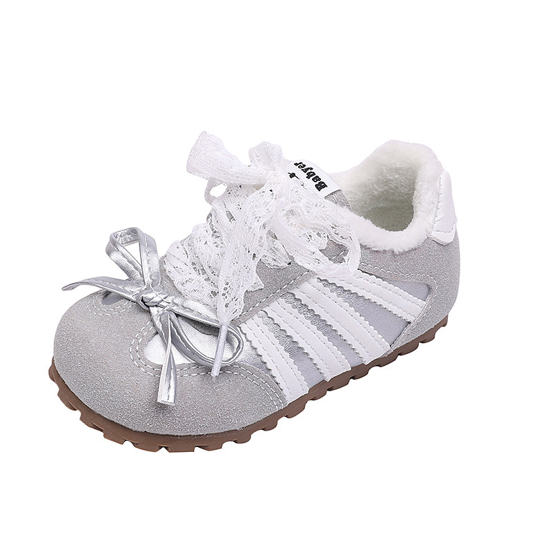女童二棉板鞋2025冬季新款时尚休闲鞋女宝宝阿甘鞋蝴蝶结运动鞋潮,淘宝优惠券,粉丝福利购,淘宝优惠卷
