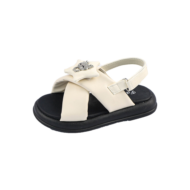 【直播专享】女童露趾凉鞋儿童星星公主鞋女宝鞋子韩版软底沙滩鞋,淘宝优惠券,粉丝福利购,淘宝优惠卷