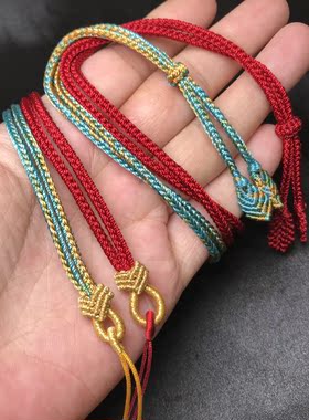 原创手工精编高级皇冠八股吊坠绳