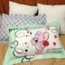 Yêu một cặp gối bông nguyên chất Vỏ gối cotton 3D HD 48 * 74 túi cotton đơn 2 que - Gối trường hợp gối lông vũ Gối trường hợp