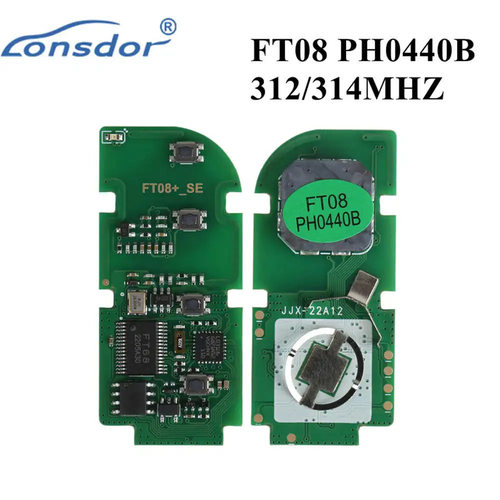 Lonsdor FT02/FT08 PH0440B 312/314MHz Smart Key PCB适用于丰田 - 图0