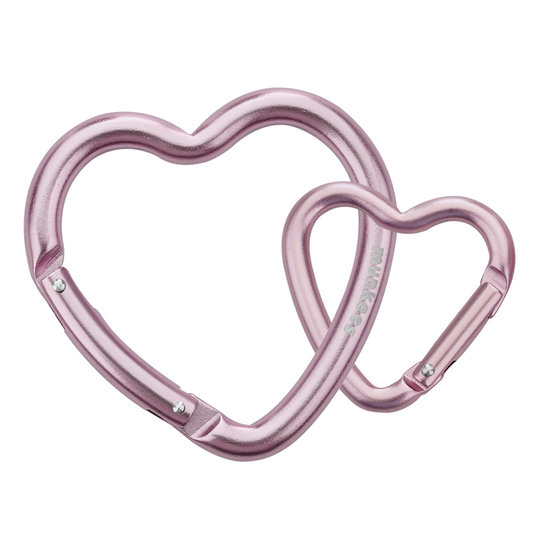 munkees爱心登山扣女包挂饰心形钥匙扣小挂件挂钩扣弹簧扣快挂