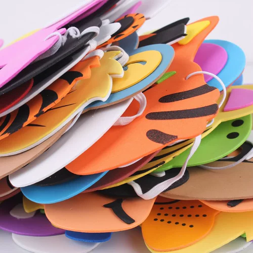 Маска из пены, повязка для глаз, детский игровой реквизит для раннего возраста, пчела, жираф