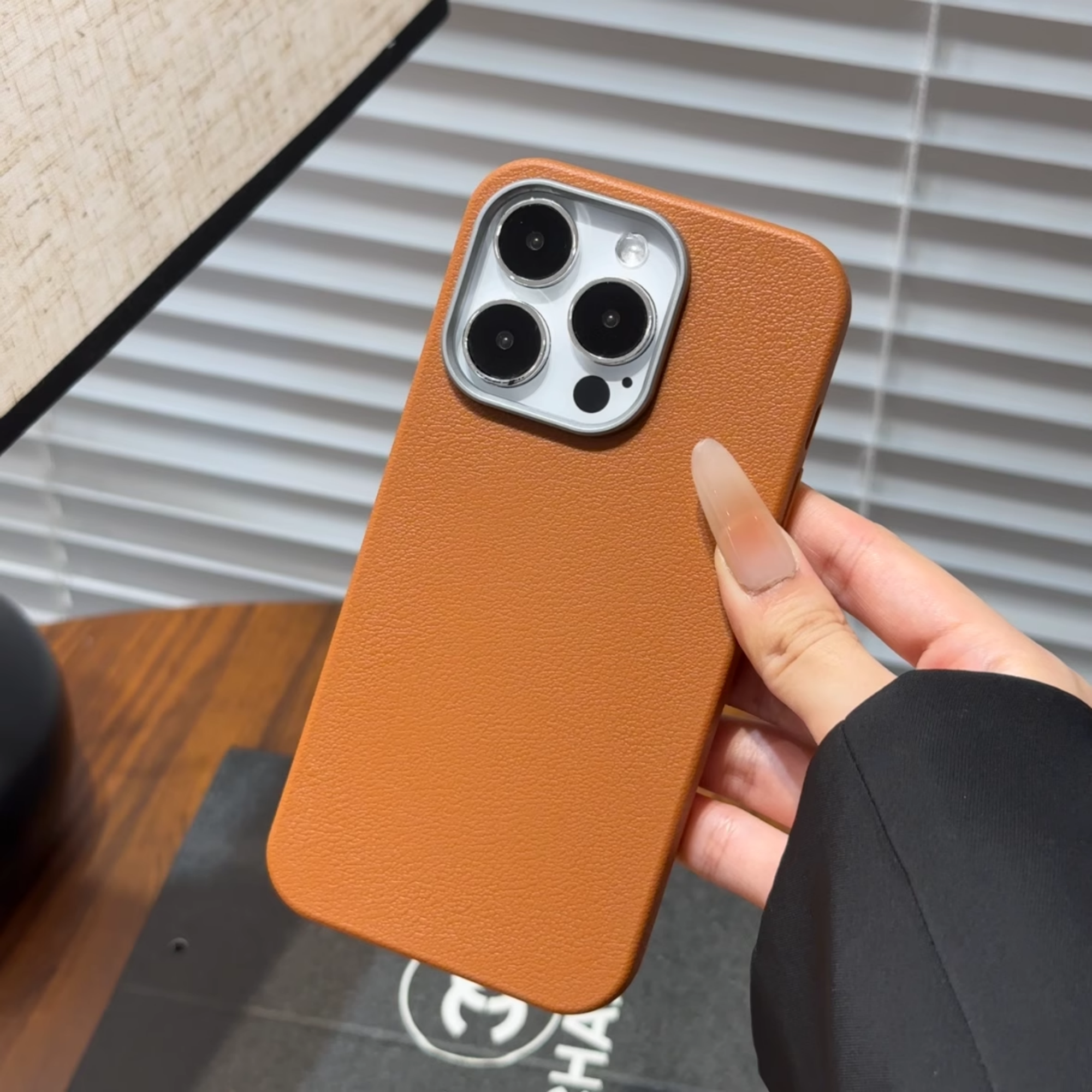 荔枝纹防滑素皮纹Y200i适用VIVO X200手机壳X100s/S19秋冬X90PRO+软壳X80/X60/17硅胶S16e/10/Y36/30/S9/Y52S - 图1