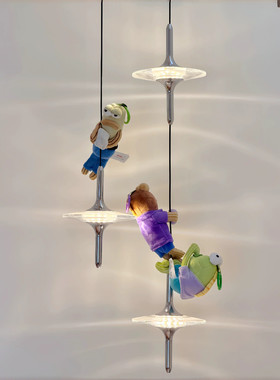 吊灯装饰挂件玩偶比奇堡的居民们装饰摆件吊灯挂饰遮丑可爱玩偶