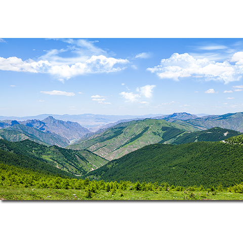 五台山中华十大名山风水海报画有山无水财运滚滚镇宅旺业靠山美景 - 图3