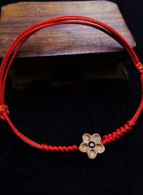 肥城桃木梅花男女金刚结手工编织