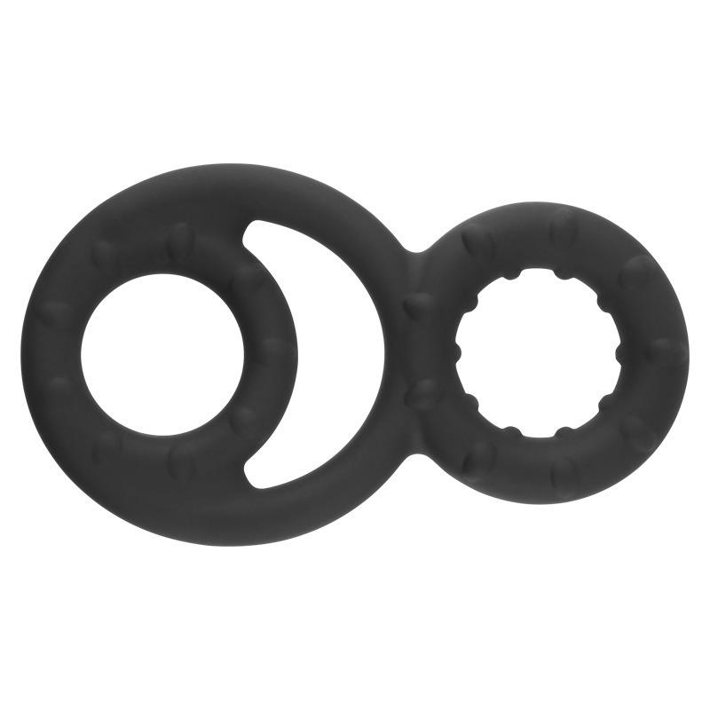 私密解压云曼酷8环液态硅胶双重锁经舒服束经男用私密茎延迟环按 - 图0