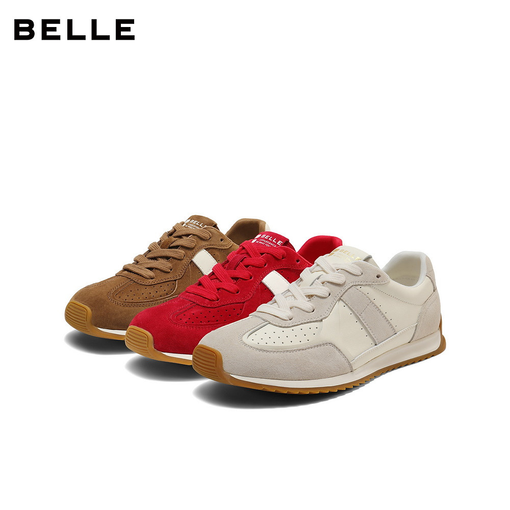 百丽女鞋子厚底阿甘鞋女秋冬新款薄底复古运动休闲鞋E4N1DCM5,淘宝优惠券,粉丝福利购,淘宝优惠卷