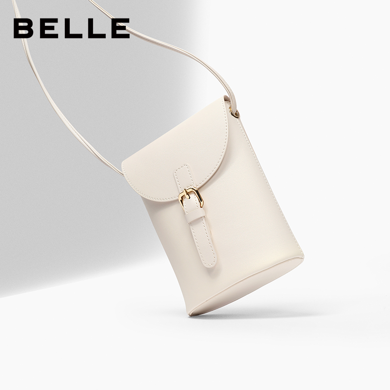 百丽包包女2023秋季新品简约休闲单肩斜挎手机包X9191CX3 - 图1