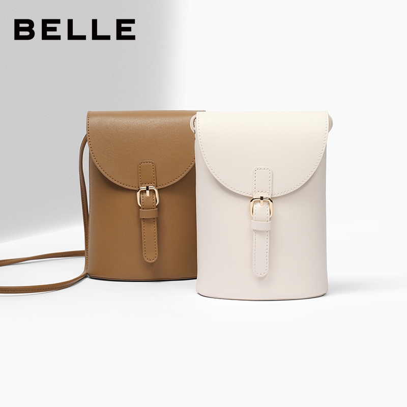 百丽包包女2023秋季新品简约休闲单肩斜挎手机包X9191CX3 - 图2