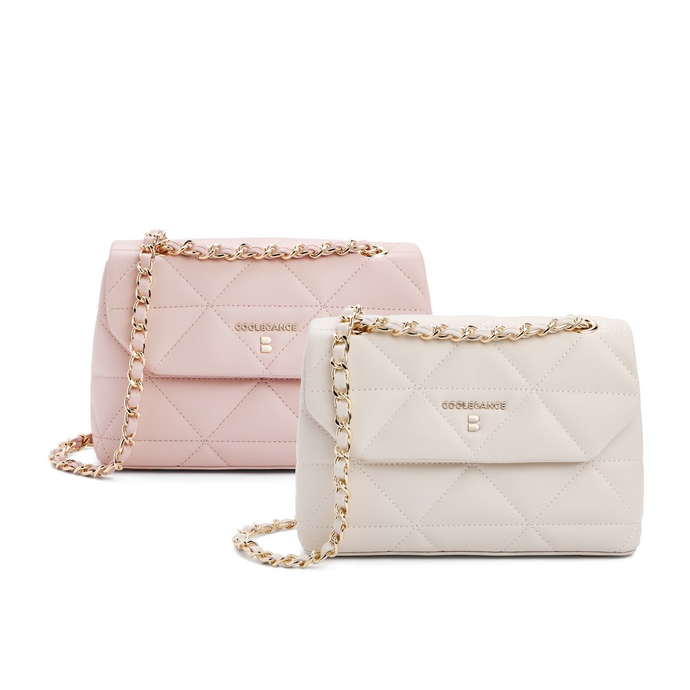 百丽箱包2021商场同款牛皮腋下链条 百丽outlets店女士包袋