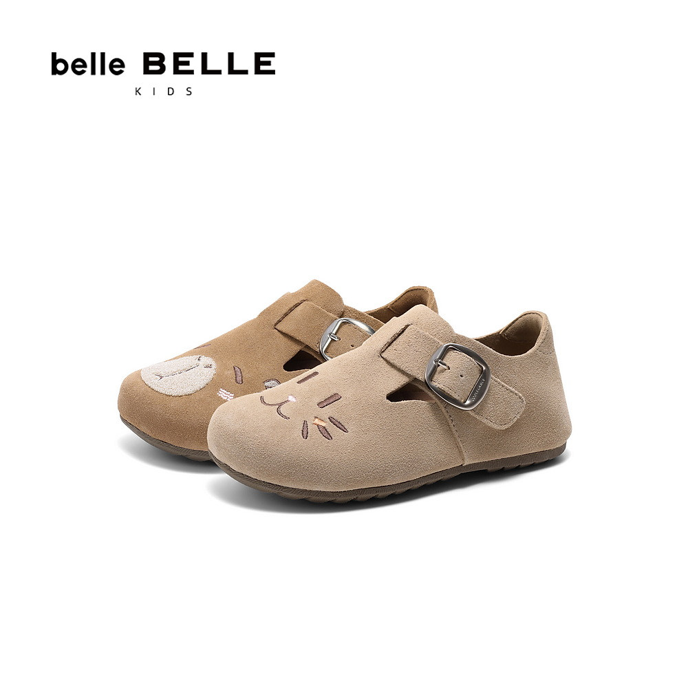 明星同款百丽童鞋勃肯鞋全麦吐司鞋亲子软底休闲乐福鞋84029A85,淘宝优惠券,粉丝福利购,淘宝优惠卷