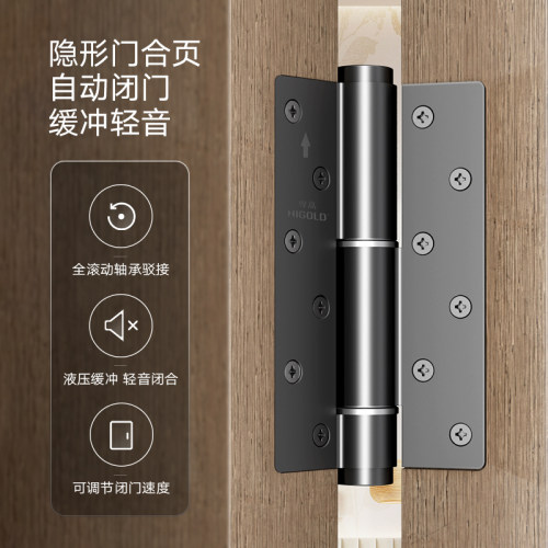 悍高液压缓冲合页大门可调液压缓冲合页三维可调卧室门合页 - 图1